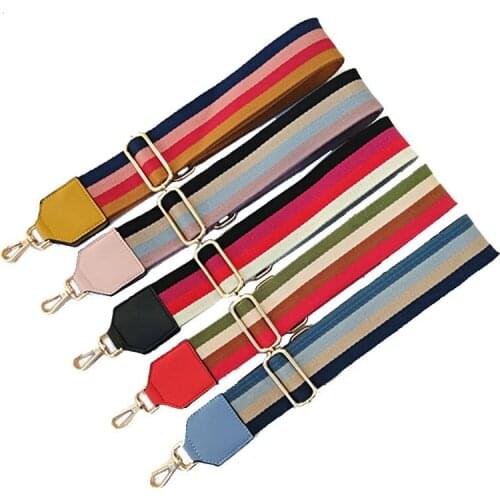 Fashion Thickened Colorful Women Bag Accessories Color Long Shoulder Strap Single Shoulder Slung Shoulder Strap Adjustable Bag S