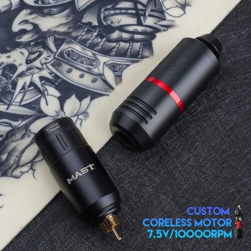 Strong Power Mast Tattoo Rotary Pen Machine Coreless Motor Permanent Makeup Needle Cartridges Mast Wireless Power Supply