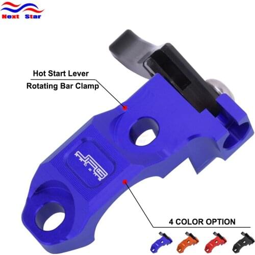 Motorcycle CNC Brake Clutch Rotating Bar Clamp Hot Start Lever For Yamaha TTR WRF YZF YZ WR 80 85 125 250 250R/X 426 450 WR450F