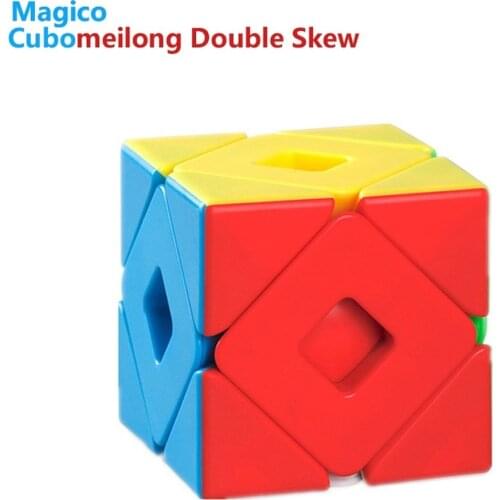 MoYu Meilong Double Skew 3x3x3 Magic Cubes Puzzle Games for Cube Professional Speed Puzzles Educational Students 3x3 Game Toys