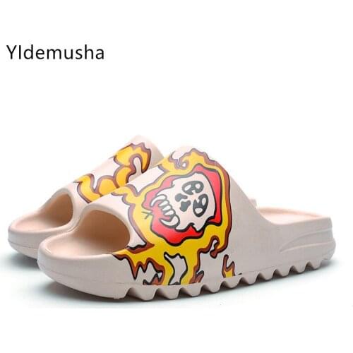 2021 Casual Shoes Men Slippers Men Runner Shoes Summer Multicolor Beach-side Flip-flop Sandal Comfortable Breathable Tongs Homme