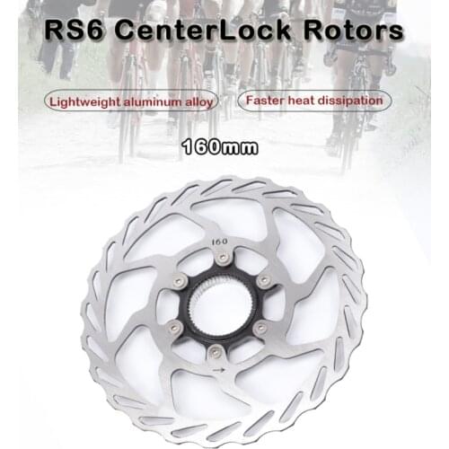NUTT RS6 160mm Disc Brake Rotor CenterLock Mountain Road Bike MTB Heat dissipation Cooling Hollow Pads Disk Center Lock Parts