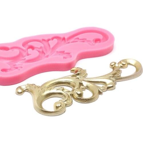 Relief Shape Silicone Molds cake decorating tools Lace Border Mould Fondant baking Moulds Sugar Craft Chocolate F0695