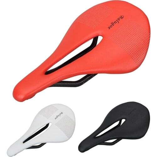 BALUGOE Bicycle Saddle MTB Bike Saddles Carbon Fiber Super light Saddle 240-143 mm Road Bike Bicycle /Steel Saddle Rails Cycling