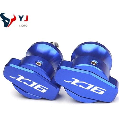 For YAMAHA XJ6 DIVERSION XJ 6 2009-2015 High Quality Motorcycle CNC Aluminum Accessories Swingarm Spools Stand Slider 6MM Screws