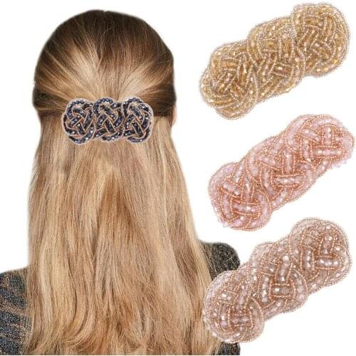 Hair Clips Party Womens Hair Accessories Crystal Princess Pins Snap Barrette