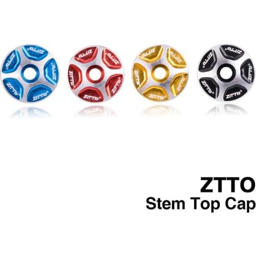 ZTTO Aluminum Alloy Parts Mountain Road Bike MTB Bicycle Headset stem Top Cover Cap fork 1-1/8" Threadless Headsets