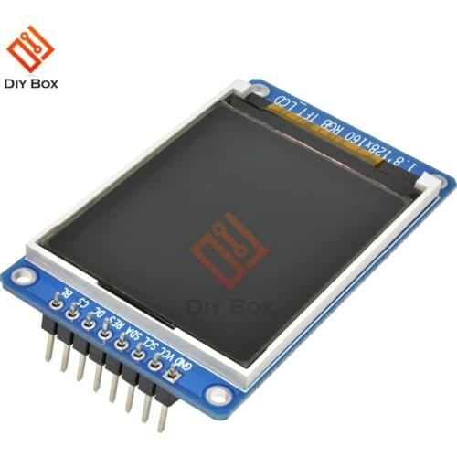 1.8" 1.8 Inch Full Color 128x160 SPI TFT LCD Display Module ST7735S 3.3V Replace OLED Power Supply Diy Kit For Arduino
