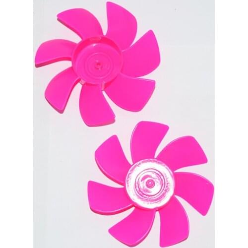 10pcs 72mm 7blade for 2mm shaft paddle fan leaves/rc car robot ship diy toys accessories/technology model parts