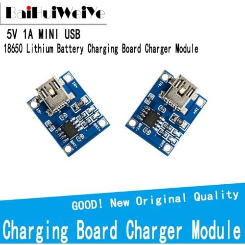 10pcs 5V 1A Mini USB 18650 Lithium Battery Charging Board Charger Module TP4056 Module Charging Board
