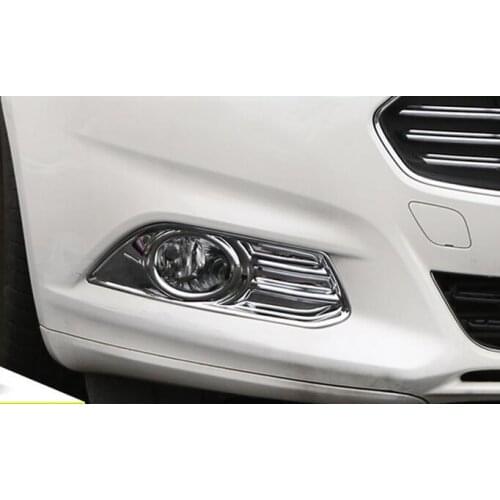 2013 2014 2015 2016 ABS Plating FOR Ford Mondeo Front Fog Shade Decorated Rear Lampshade Box Decorative