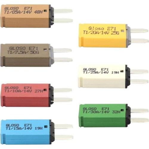 DC 14V 5A 7.5A 10A 15A 20A 30A Automatic Reset Mini ATM Circuit Breaker Blade Fuse For Car Truck Boat With Automatic Recovery