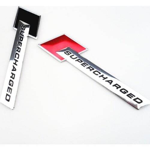 Car Styling Supercharged Turbo Boost 3D Metal Chrome Aluminium Alloy Sticker for Lexus ES250 RX350 330 ES240 GS460 CT200H CT D