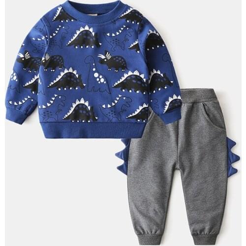 ZWY745 Kids Clothes Baby Boys Costume Tracksuit Tops Pants 2PCS Children Newborn Boy spring Outfits girls infantil Set