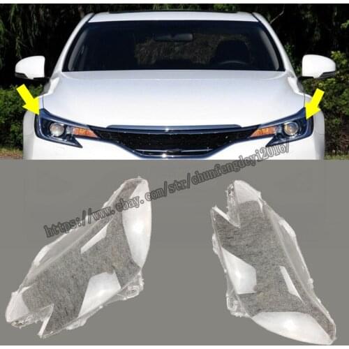 For Toyota Reiz 2013-2014 Headlight Headlamp Lens Cover (RIGHT and LEFT) 2pcs Car modification accessories