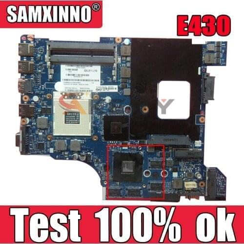 Laptop motherboard For LENOVO Thinkpad E430 Mainboard LA-8131P 04W4019 SLJ8C N13M-GE1-B-A1 DDR3