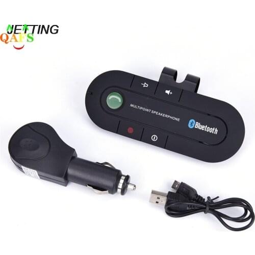 FM Transmitter MP3 music Player Hands free Speakerphone Wireless Bluetooth Handsfree Car Kit For Mobile Phone Dual Phone Connect