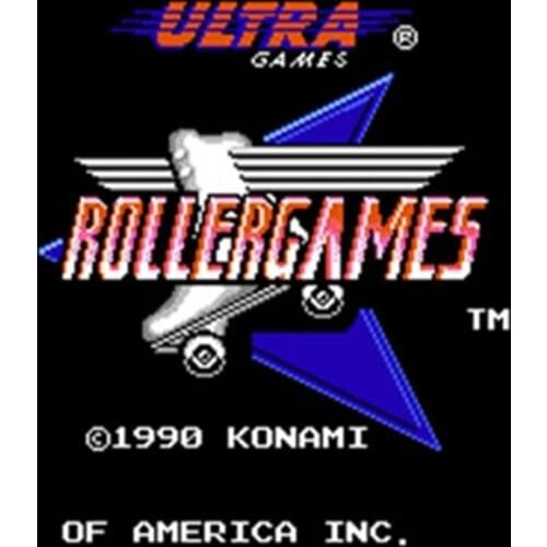 Hot Promotion Rollergames 60 Pins English Version Game Cartridge for 8 Bit 60pin Game Console