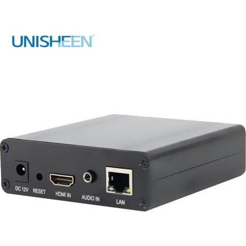 Unisheen H.264 Video Stream IPTV HDMI Encoder 1080P Low Lantency Transmitter Camera to Ip Vmix OBS Wowza Youtube Facebook