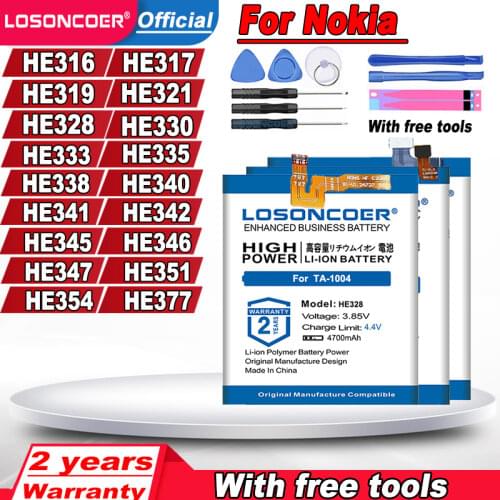 4900mAh HE317 Battery For Nokia 6 Battery Nokia6 N6 TA-1000 TA-1003 TA-1021 TA-1025 TA-1033 TA-1039 Mobile Phone Battery