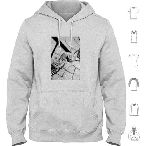 Musical Instrument Hoodies Long Sleeve Detail Detailed Digital Photography Close Close Up Macro Black White