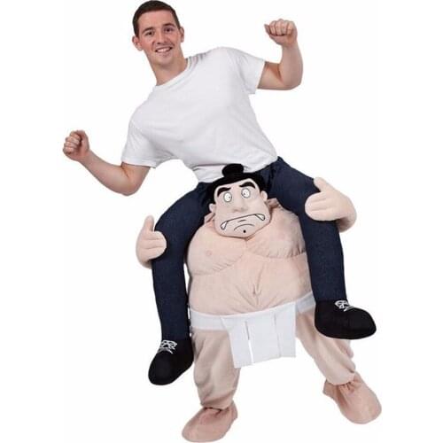 2020 Sumo Costume Ride On Mascot Costume Cosplay Party Dress Adult Size Clothing Advertising Carnival Halloween Christmas