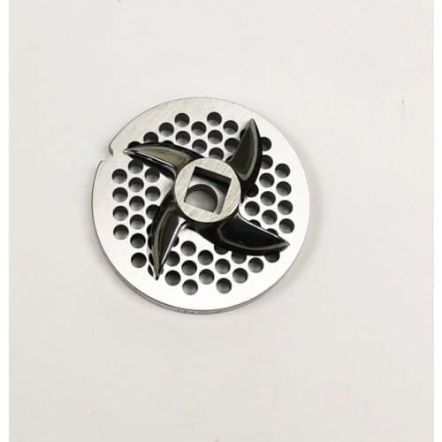 Professional quality stainless steel 12#2232# meat grinder Flat plate and knife,meat mincer round knife disc for use