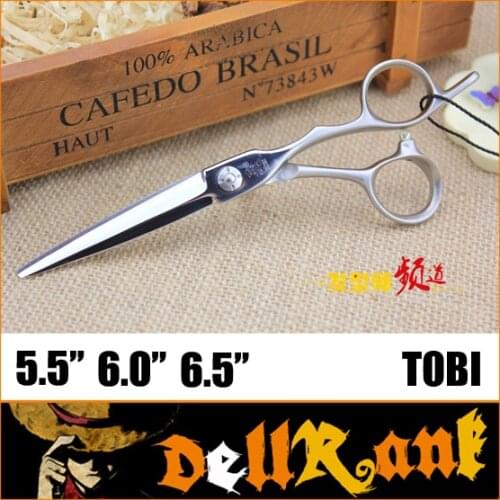 Taiwan Top Brand "TOBI" 6 Inch Professional Hairdressing Scissors High Quality Barber Cutting Shears For Pro Styling Tools T-1