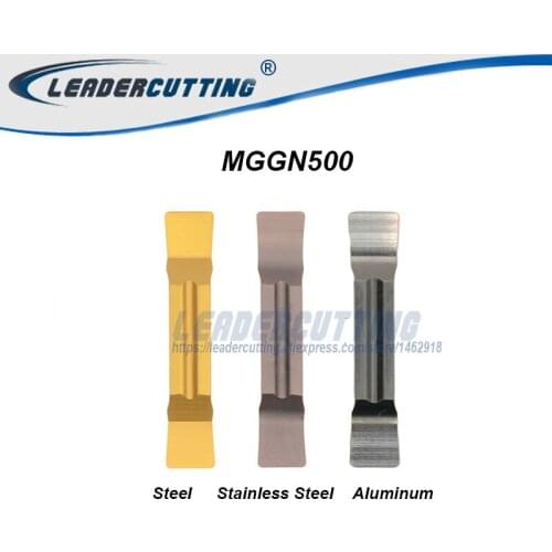 MGGN500 *10pcs Grooving carbide inserts for MGEHR/MGIVR Grooving Tool holder,5.0mm cut Blade,Cutt tips For Stainless Steel