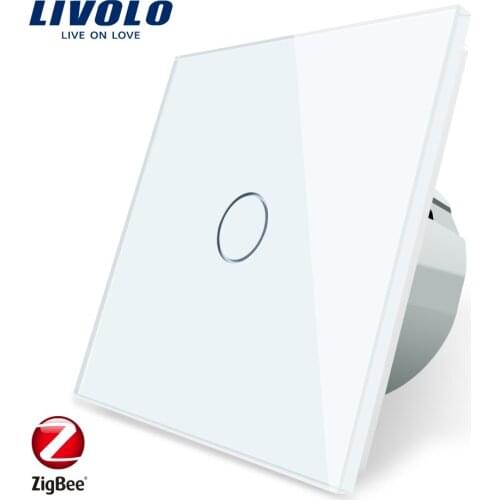 Livolo EU Standard Zigbee Smart Wifi Wall Touch Light Switch,APP Wireless Control,works with Google Home,Alexa Voice,amazon Echo