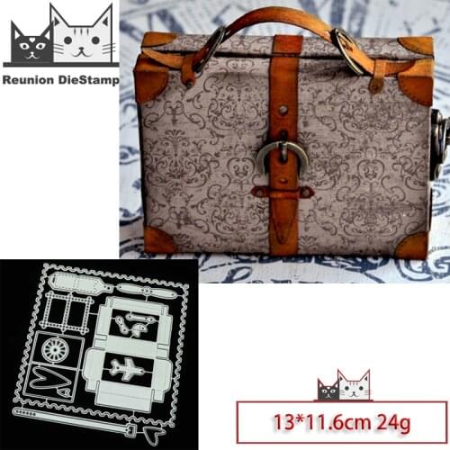 Reunion New Design Craft Metal Die Cuts Portable Box Bags Cutting Die Scrapbooking Album DIY Paper Card Embossing Stencils