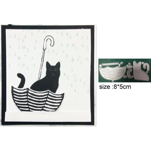 Cats Family Christmas Dies Scrapbooking New Arrival Metal Cutting Dies Craft Dies Cut Stencil Craft Dies