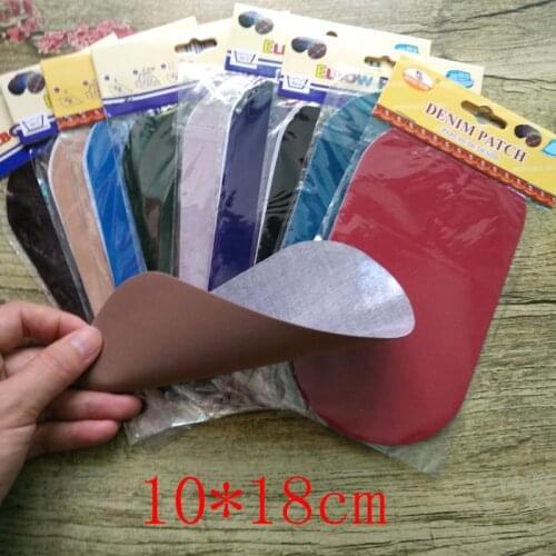 Sleeve Against Knee Patch on The Oval Elbows Stick Flocking Material Stick Clothing DIY Clothing Pants Decoration 2pcs/set