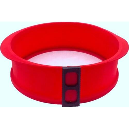 Silicone Springform Pan with Glass Base 3D Sugarcraft Fondant Cake Chocolate Muffin Mold Diy Baking Pastry Mould