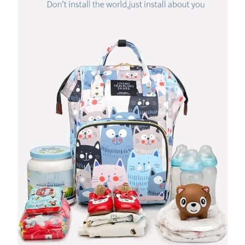 Mummy Mom Maternity Nappy Diaper Bag Large Capacity Baby Multifunction Travel Backpack Handbag
