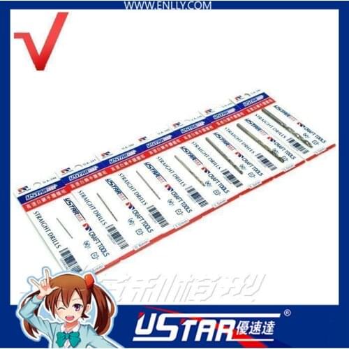 Ustar 240~6 Drill Bits From 0.5mm to 3.0mm For Scale Model Modeler Craft Tools Modeling Hobby Accessory