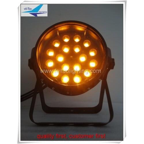 8/lot 18X18W outdoor LED Par with Motorized Zoom 6 in 1 rgbwa uv ZOOM Up-Lighting Full Color LED Par Can Party Stage Light