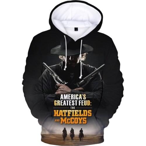Novelty Design 3D Hoodie Hatfields & McCoys Sweatshirts Harajuku Streetwear Oversized Hoodies Men Women Kids Fashion Casual Tops