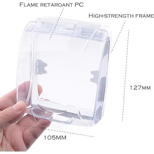 Waterproof Cover For Wireless Doorbell Smart Door Bell Ring Chime Button Transmitter Launchers Heavy Rain Snow CACAZI