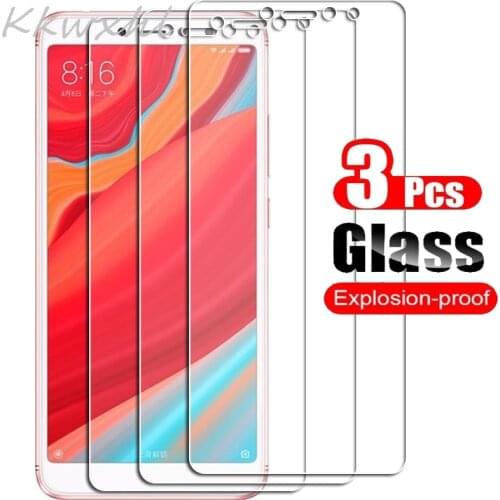 3PCS Tempered Glass For Xiaomi Mi 8 Lite 8SE A2 A3 Play S2 5 Plus 5A 4X A1 Redmi 6 Pro Protective Film Screen Protector cove