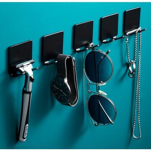 1 Pcs Punch Free Razor Holder Storage Hook Wall Men Shaving Shaver Shelf Bathroom Razor Rack Wall Bathroom Accessories