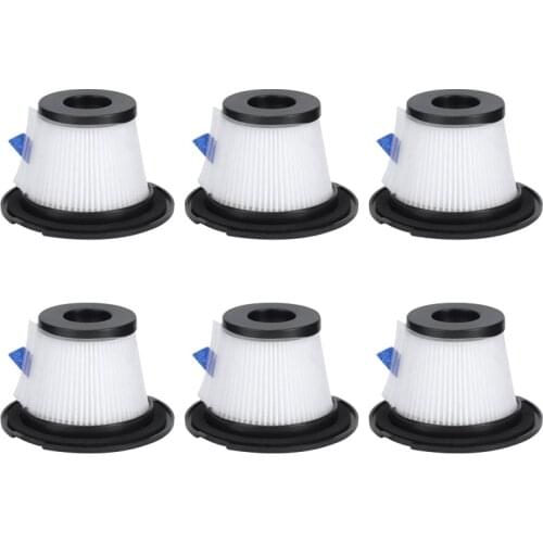 For Dibea T6 C17 T1 Handheld Cordless Vacuum Cleaner Accessories Replacement Filter (6-Pack)