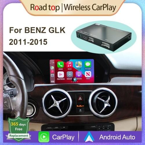 Wireless Apple CarPlay Android Auto Interface for Mercedes Benz GLK 2011-2015, with MirrorLink AirPlay Camera Car Play Functions