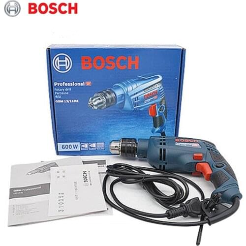 Bosch GBM 13 RE 600W home multi-function power tool forward and reverse speed stepless variable speed hand drill screwdriver