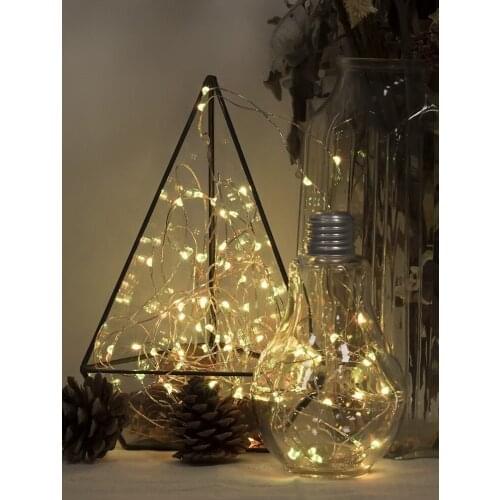 Colorful christmas Lamp String Led Remote Control Stars Lamp Cake Festival Decoration Lamp String
