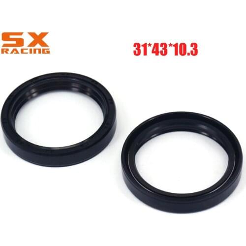 31*43*10.3 Motorcycle Front Fork Damper Oil Seal & Dust Cover For CR80R CB125TT XL125S CM200T TR200 XR200 CB250 CM250 TTR110