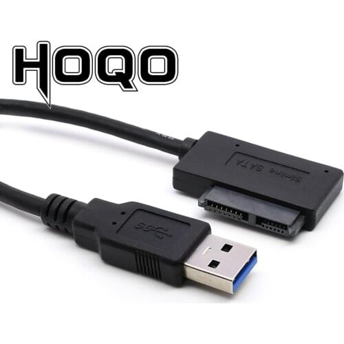 USB 3.0 to Micro SATA 7+9 16 Pin 1.8" Hard Disk Driver SSD Adapter Cable 10cm