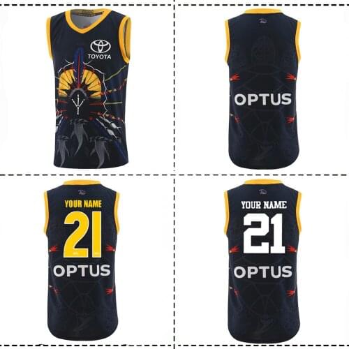 2021 ADELAIDE CROWS HOME GUERNSEY 2021/2022 Adelaide Crows Guernsey INDIGENOUS RUGBY JERSEY size S--3XL