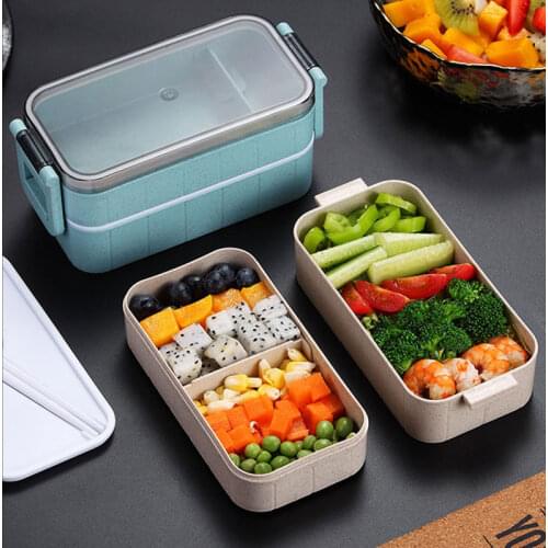 Microwave Bento Box Child Lunch Box Leak-Proof Bento Lunch Box For Kids School Food Container with compartments lunchbox