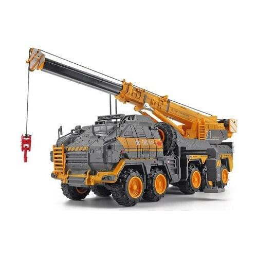 1:120 high simulation The Wandering Earth engineering vehicle model alloy car truck planetary engine flint crane for kid gifts
